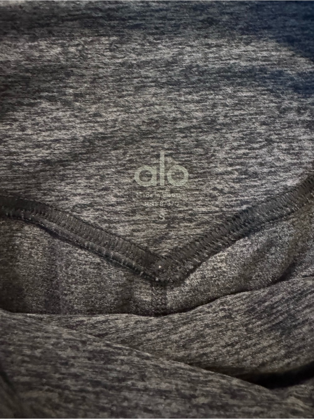 ALO Yoga High-Waist Marble Gray Leggings - Picture 2 of 3